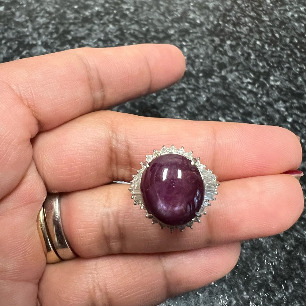 PT(900) Star Ruby ring
